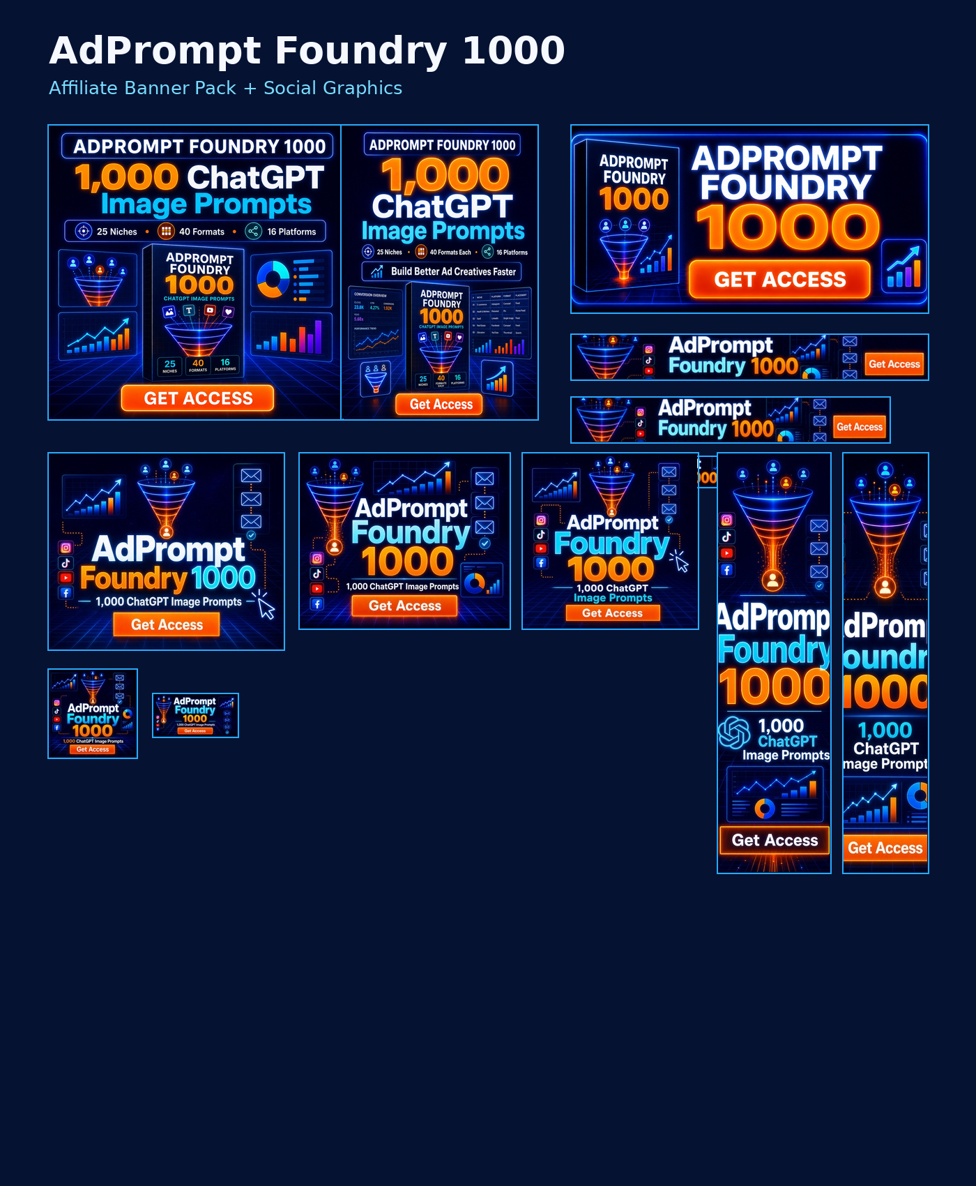 AdPrompt Foundry 1000 product bundle